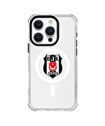 BEŞİKTAŞ MAGSAFE LOGO ŞEFFAF TELEFON KILIFI IP16 PRO