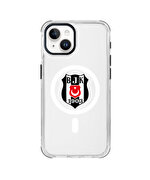 BEŞİKTAŞ MAGSAFE LOGO ŞEFFAF TELEFON KILIFI IP15