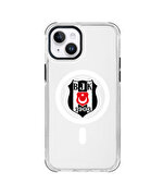 BEŞİKTAŞ MAGSAFE LOGO ŞEFFAF TELEFON KILIFI IP14
