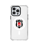 BEŞİKTAŞ MAGSAFE LOGO ŞEFFAF TELEFON KILIFI IP13 PRO