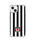 BEŞİKTAŞ ÇUBUKLU LOGO ŞEFFAF TELEFON KILIFI IP15 PRO