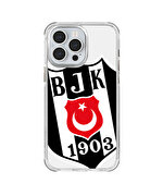 BEŞİKTAŞ BÜYÜK LOGO ŞEFFAF TELEFON KILIFI IP15 PRO MAX