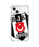 BEŞİKTAŞ BÜYÜK LOGO ŞEFFAF TELEFON KILIFI IP15