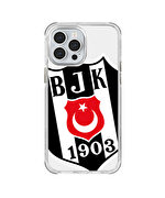 BEŞİKTAŞ BÜYÜK LOGO ŞEFFAF TELEFON KILIFI IP13 PRO MAX