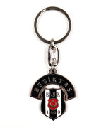BEŞİKTAŞ YAZILI ARMA METAL ANAHTARLIK 26Y