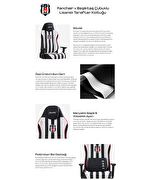 BEŞİKTAŞ FANCHAIR ÇUBUKLU TARAFTAR KOLTUĞU (KİŞİSELLEŞTİRİLMİŞ)