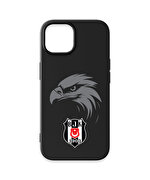 BEŞİKTAŞ KARTAL ARMA SİYAH SİLİKON TELEFON KILIFI IP14