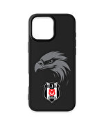 BEŞİKTAŞ KARTAL ARMA SİYAH SİLİKON TELEFON KILIFI IP16 PRO