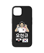 BEŞİKTAŞ HYEONGYU OH SİYAH SİLİKON TELEFON KILIFI IP14