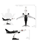 BEŞİKTAŞ ÇİZGİLİ MAKET UÇAK ZEKUPP BOEİNG 737-800 UCK0225