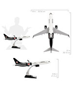 BEŞİKTAŞ LOGOLU MAKET UÇAK ZEKUPP BOEİNG 737-800 UCK0227