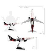 BEŞİKTAŞ 1903 LOGOLU MAKET UÇAK ZEKUPP BOEİNG 737-800 UCK0230