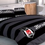 BEŞİKTAŞ ÇİFT KİŞİLİK NEVRESİM TAKIMI ÇİZGİLİ