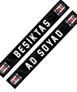 BEŞİKTAŞ İSME ÖZEL SATEN ATKI - BEŞİKTAŞ