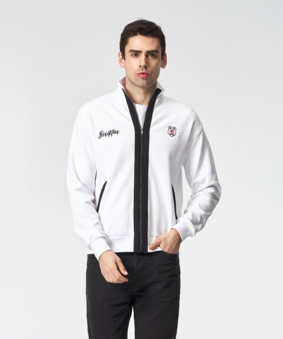 BEŞİKTAŞ ERKEK FERMUARLI SWEATSHIRT 7525228T3