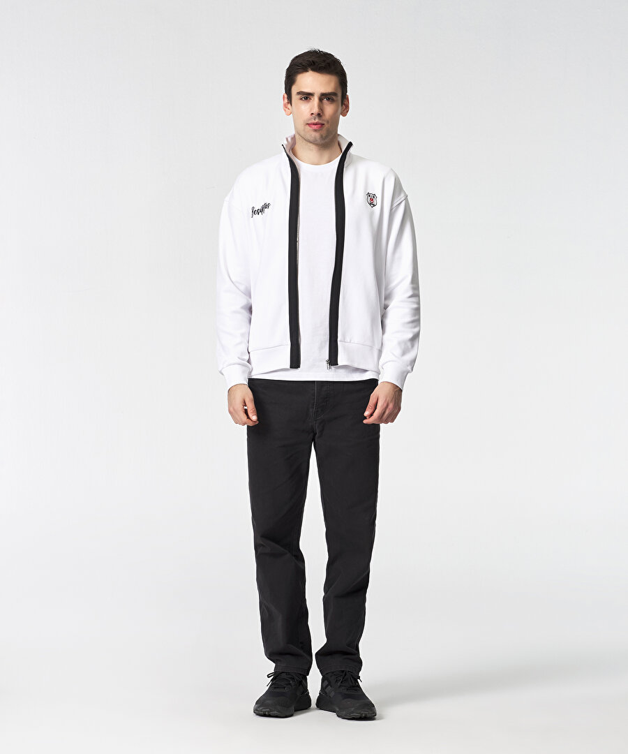 BEŞİKTAŞ ERKEK FERMUARLI SWEATSHIRT 7525228T3