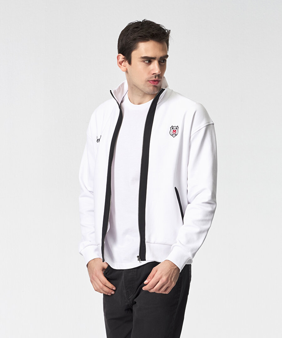 BEŞİKTAŞ ERKEK FERMUARLI SWEATSHIRT 7525228T3