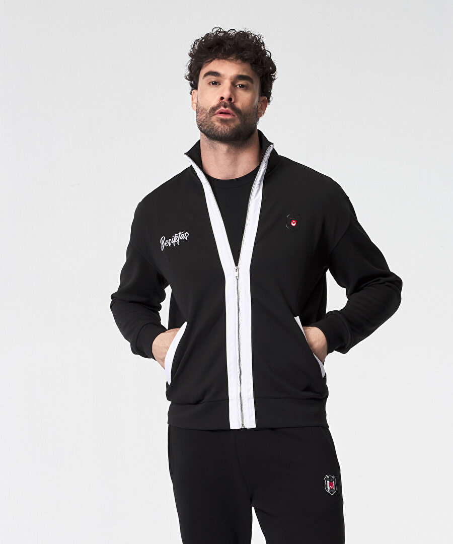 BEŞİKTAŞ ERKEK FERMUARLI SWEATSHIRT 7525228T3