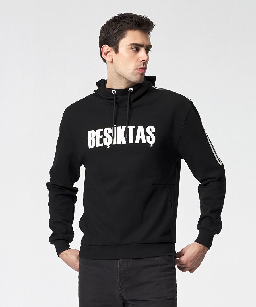 BEŞİKTAŞ ERKEK KAPÜŞONLU SWEATSHIRT 7525212T3