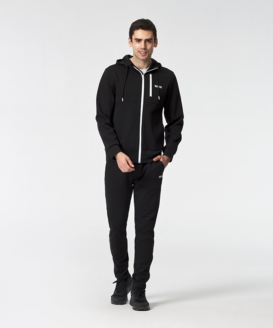 BEŞİKTAŞ ERKEK FERMUARLI KAPÜŞONLU SWEATSHIRT 7525220T3