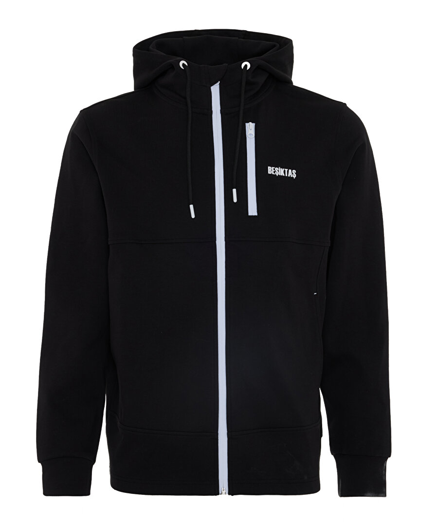 BEŞİKTAŞ ERKEK FERMUARLI KAPÜŞONLU SWEATSHIRT 7525220T3