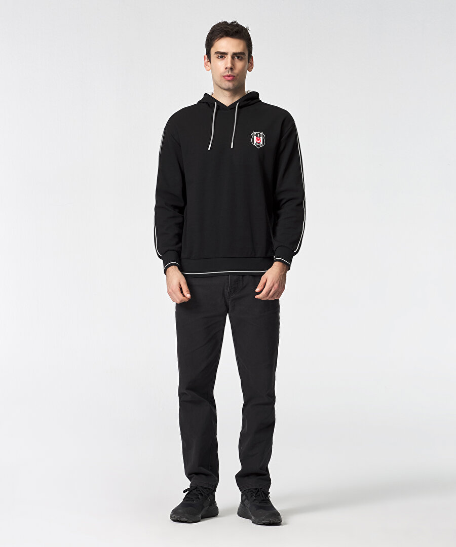 BEŞİKTAŞ ERKEK KAPÜŞONLU SWEATSHIRT 7525211T3
