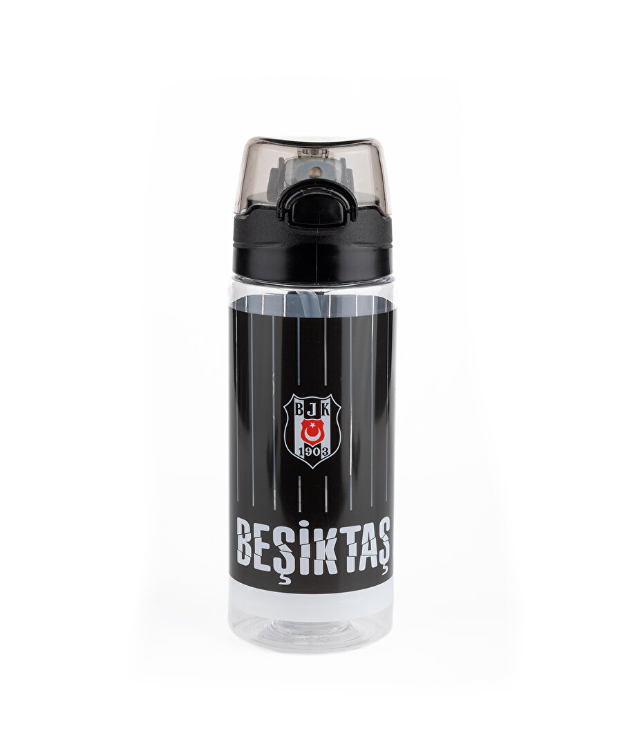 BEŞİKTAŞ İNCE ÇUBUK DESENLİ 500 ML PLASTİK MATARA