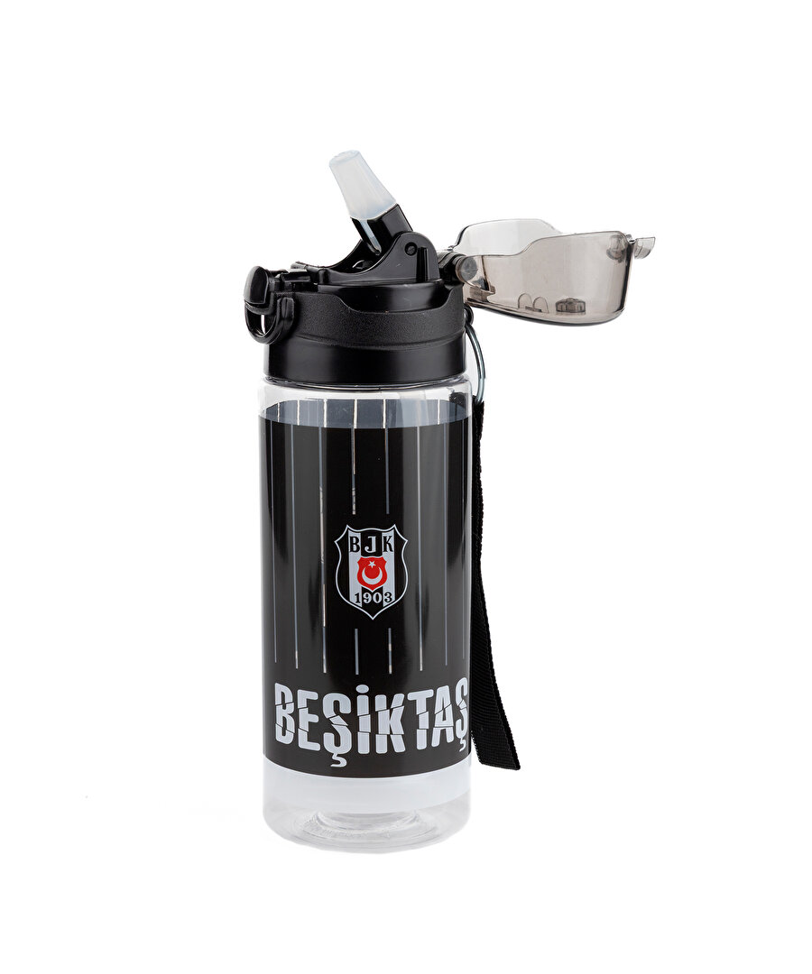 BEŞİKTAŞ İNCE ÇUBUK DESENLİ 500 ML PLASTİK MATARA