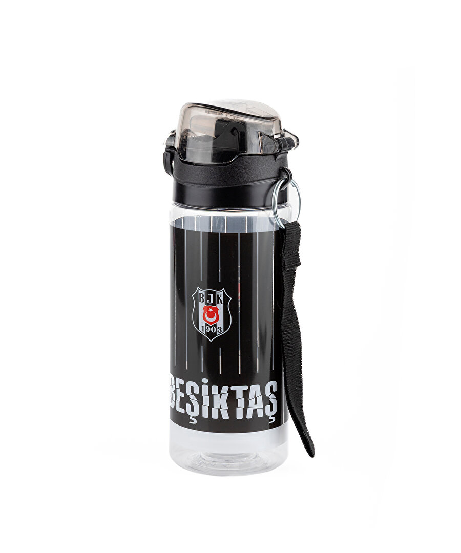 BEŞİKTAŞ İNCE ÇUBUK DESENLİ 500 ML PLASTİK MATARA