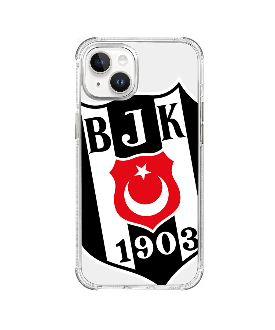 BEŞİKTAŞ BÜYÜK LOGO ŞEFFAF TELEFON KILIFI IP13