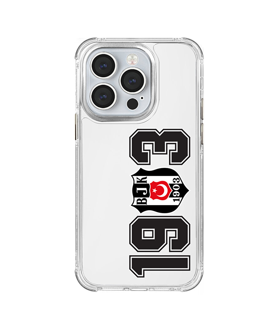 BEŞİKTAŞ 1903 ŞEFFAF TELEFON KILIFI IP14 PRO