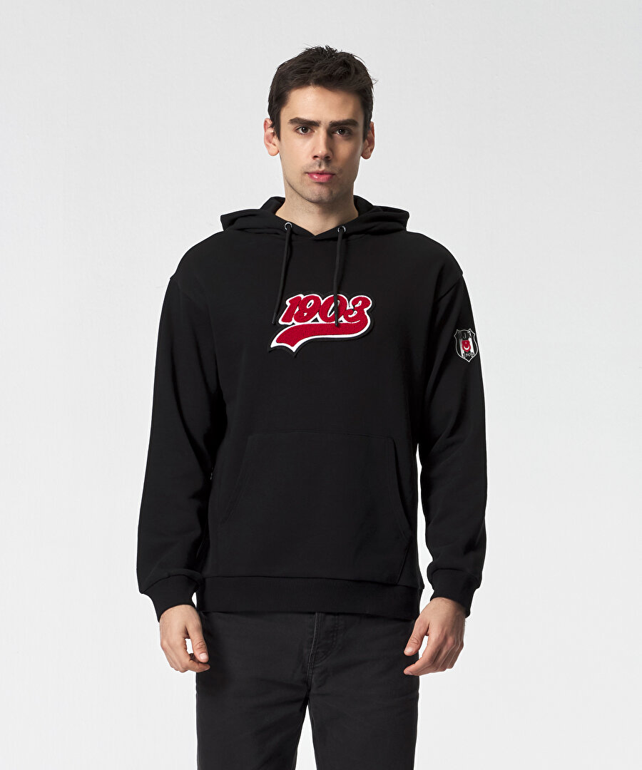 BEŞİKTAŞ ERKEK KAPÜŞONLU SWEATSHIRT 7525210T3