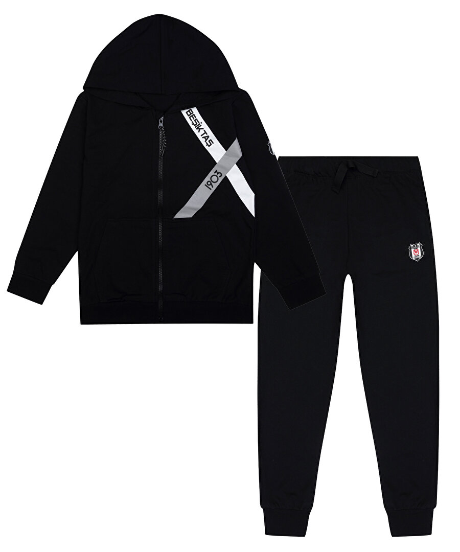 BEŞİKTAŞ KIDS KAPÜŞONLU EŞOFMAN TK. Y25-209