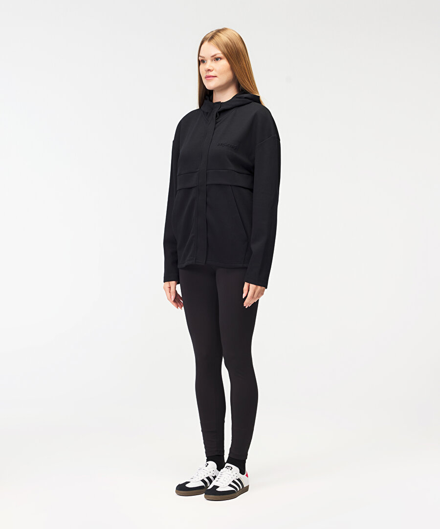 BEŞİKTAŞ KADIN KAPÜŞONLU FERMUARLI SWEATSHIRT 8526255T3