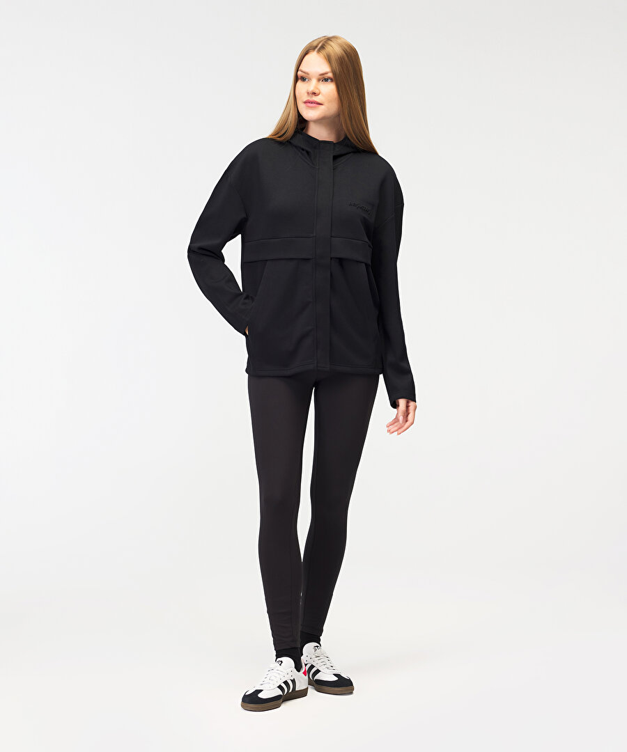 BEŞİKTAŞ KADIN KAPÜŞONLU FERMUARLI SWEATSHIRT 8526255T3
