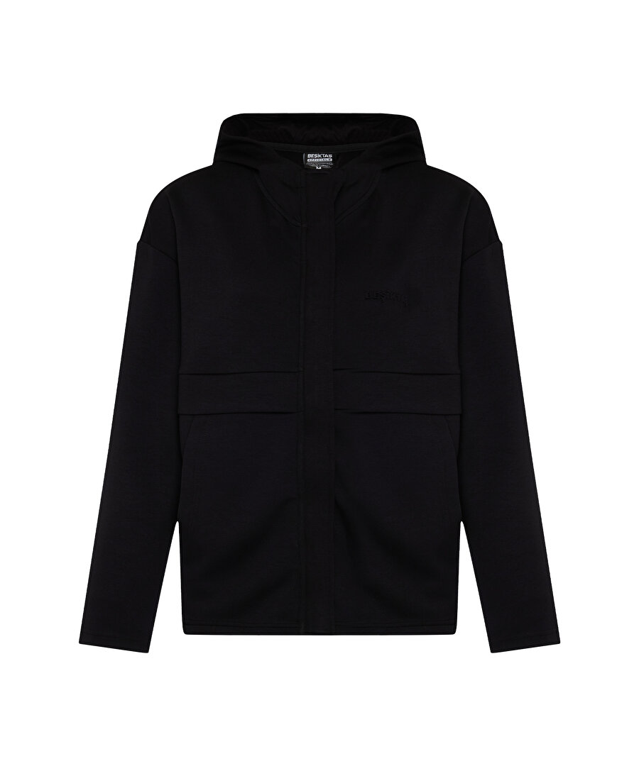 BEŞİKTAŞ KADIN KAPÜŞONLU FERMUARLI SWEATSHIRT 8526255T3