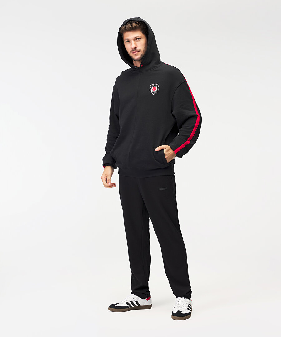 BEŞİKTAŞ ERKEK KAPÜŞONLU FERMUARLI SWEATSHIRT 7526231T3