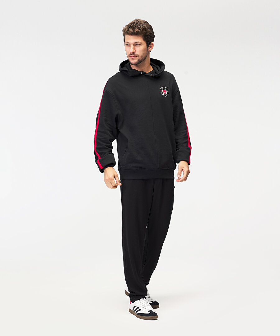 BEŞİKTAŞ ERKEK KAPÜŞONLU FERMUARLI SWEATSHIRT 7526231T3