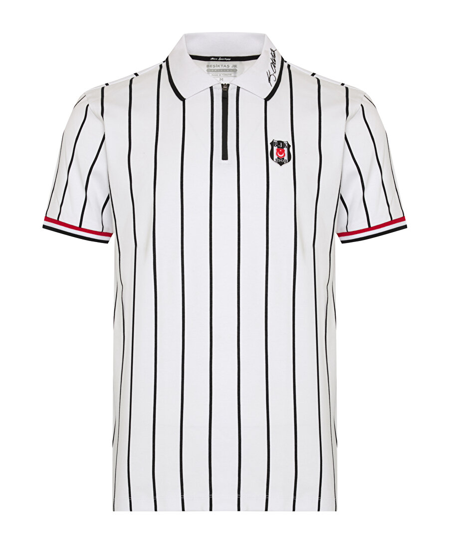 BEŞİKTAŞ ATATÜRK YARIM FERMUARLI POLO YAKA T-SHIRT 25-26