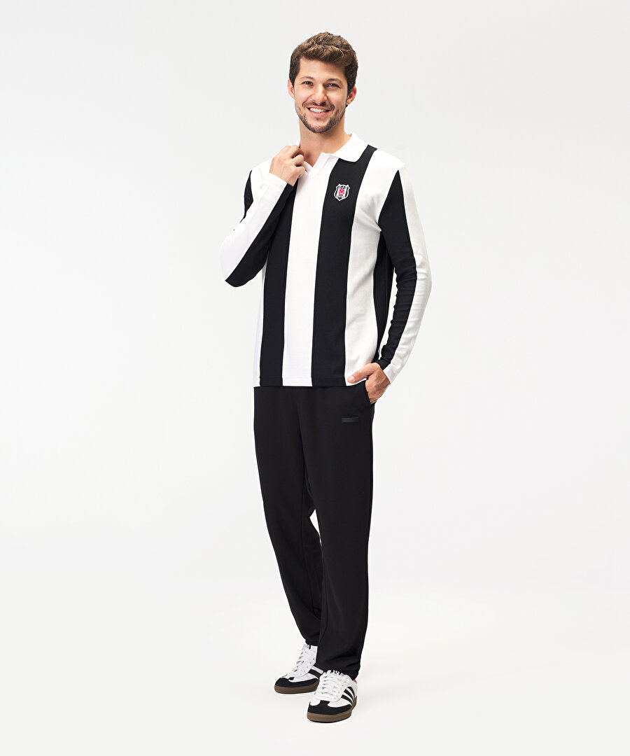 BEŞİKTAŞ ERKEK TRİKO UZUN KOLLU RETRO T-SHİRT 7526131T3