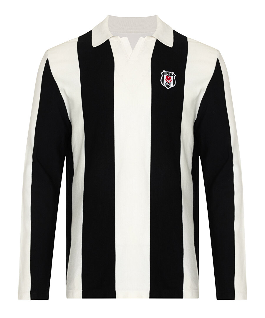 BEŞİKTAŞ ERKEK TRİKO UZUN KOLLU RETRO T-SHİRT 7526131T3