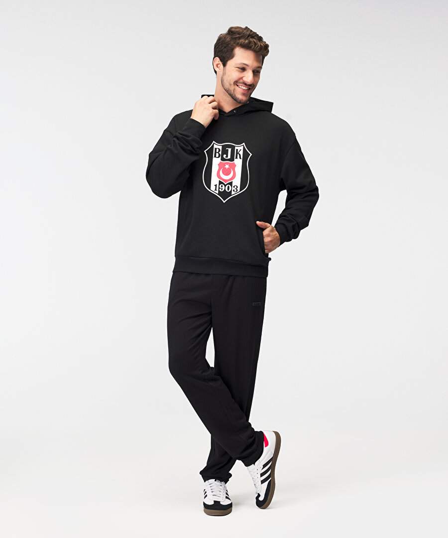 BEŞİKTAŞ ERKEK KAPÜŞONLU SWEATSHIRT 7526219T3