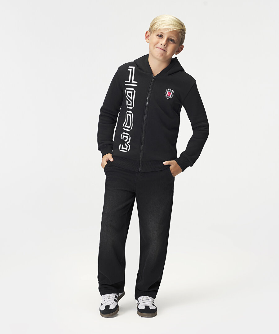 BEŞİKTAŞ JR KAPÜŞONLU FERMUARLI SWEATSHIRT 6526272T3