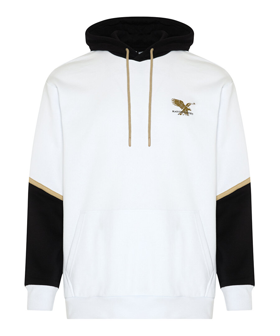 BEŞİKTAŞ JK BLACK EAGLES SOCIETY KARTAL LOGO KAPÜŞONLU SWEATSHİRT