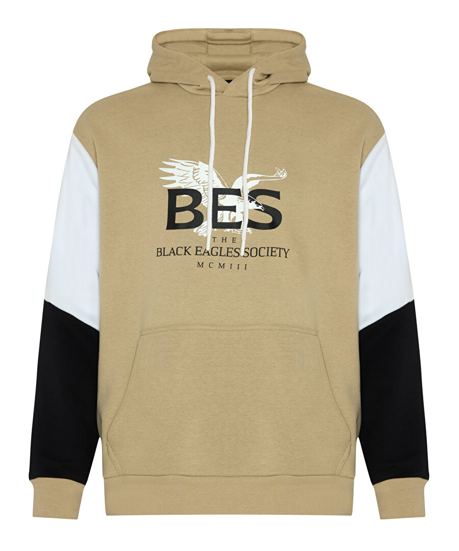 BEŞİKTAŞ JK BLACK EAGLES SOCIETY KAPÜŞONLU SWEATSHİRT
