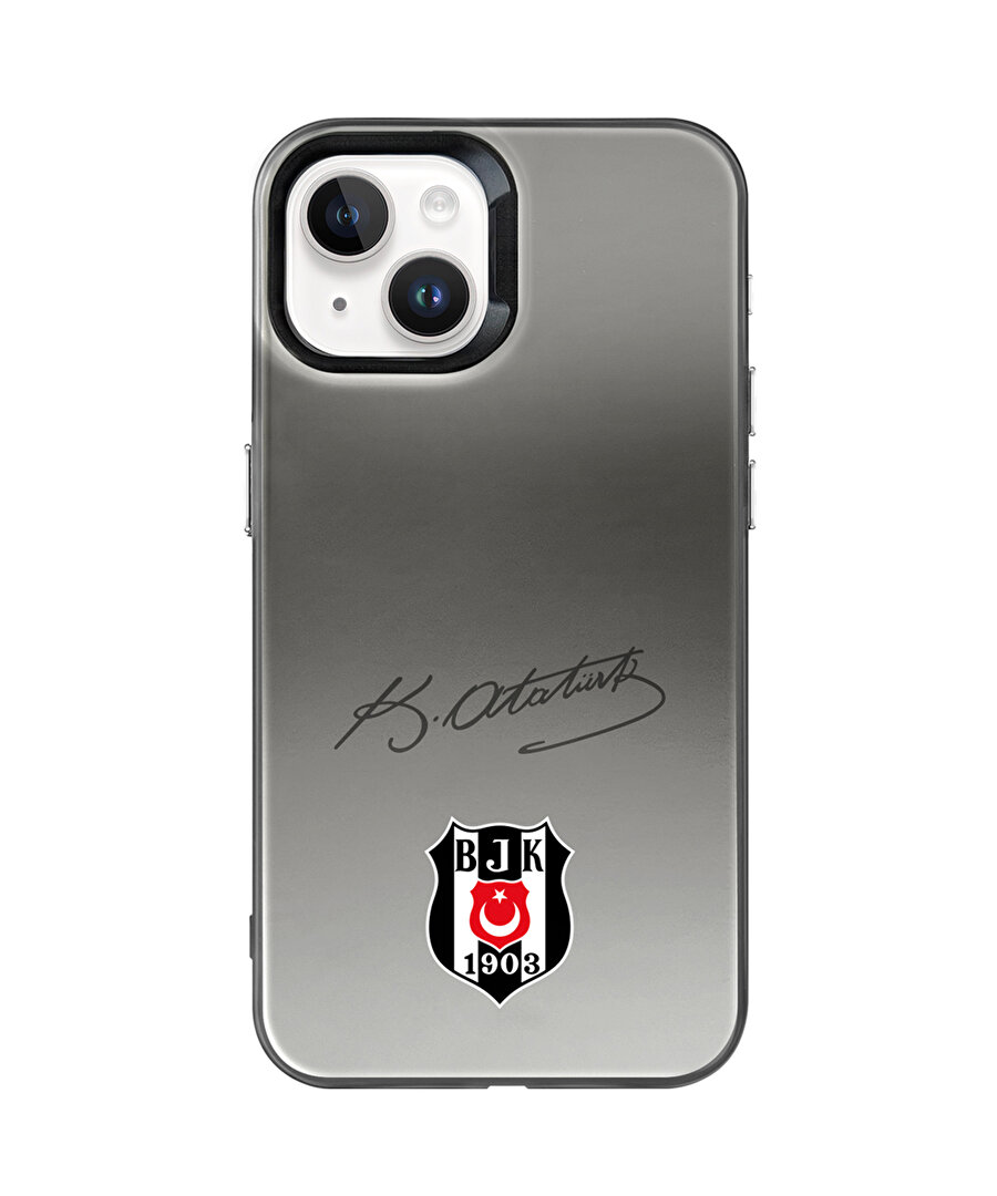 BEŞİKTAŞ ATA İMZA ARMA PREMIUM LOGO TELEFON KILIFI IP15