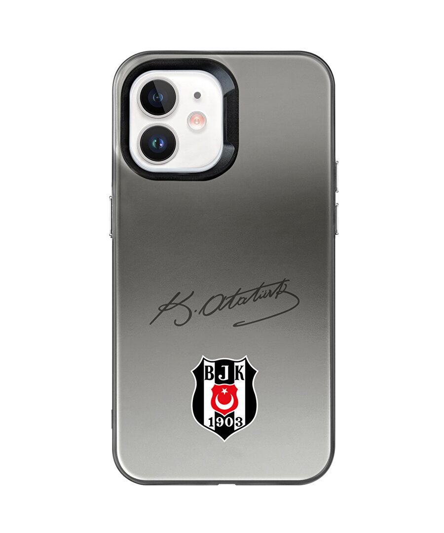 BEŞİKTAŞ ATA İMZA ARMA PREMIUM LOGO TELEFON KILIFI IP12