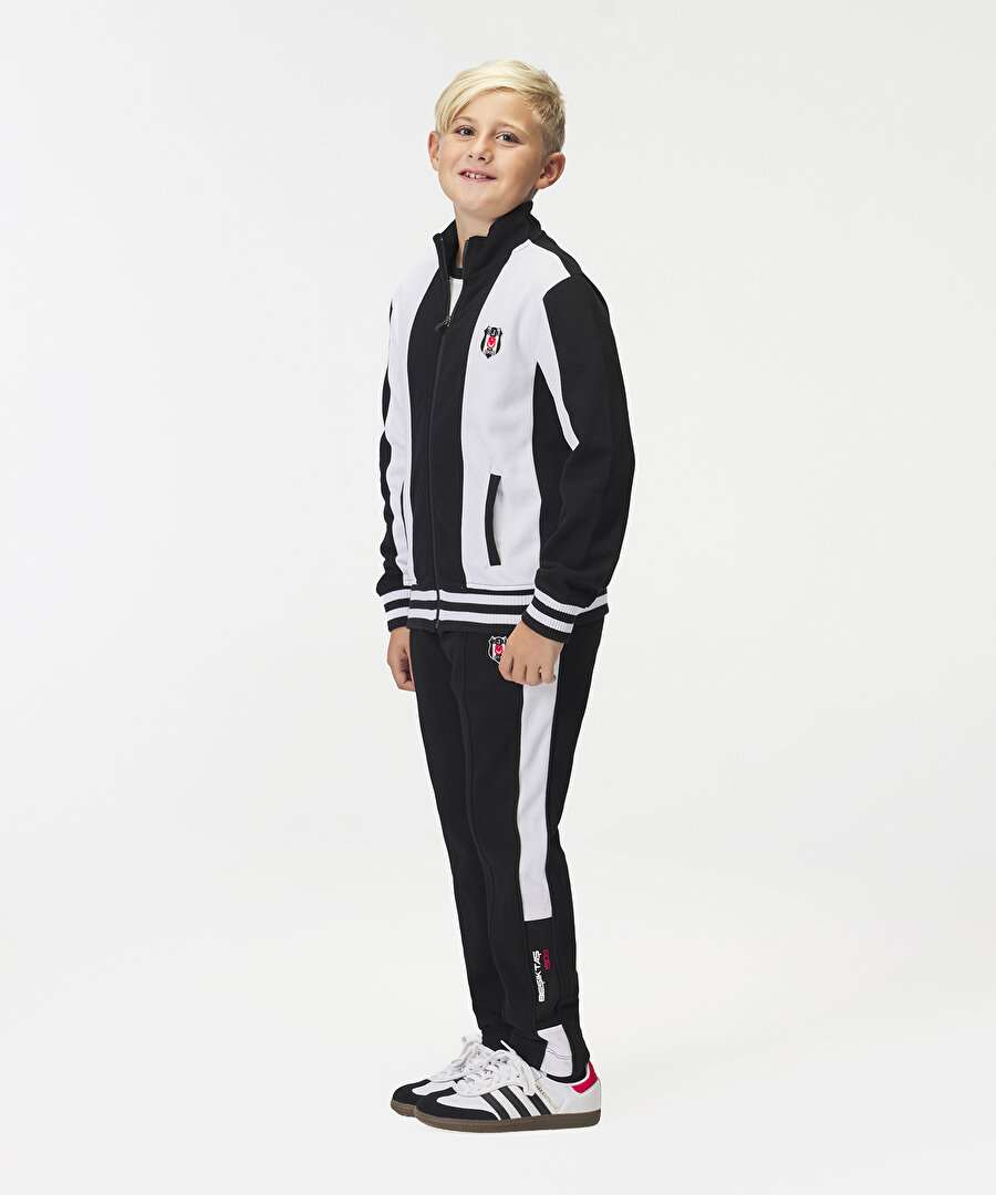BEŞİKTAŞ JR ÇUBUKLU FERMUARLI SWEATSHIRT 6526273T3
