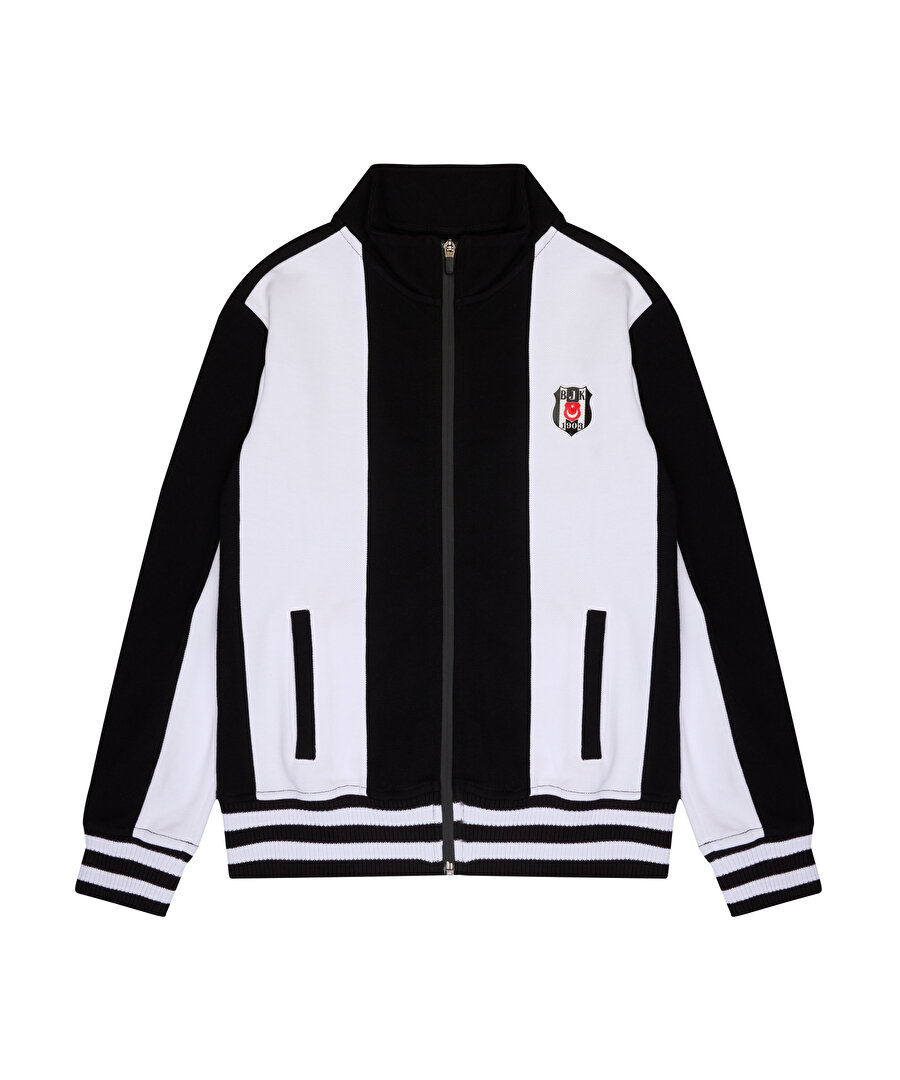BEŞİKTAŞ JR ÇUBUKLU FERMUARLI SWEATSHIRT 6526273T3