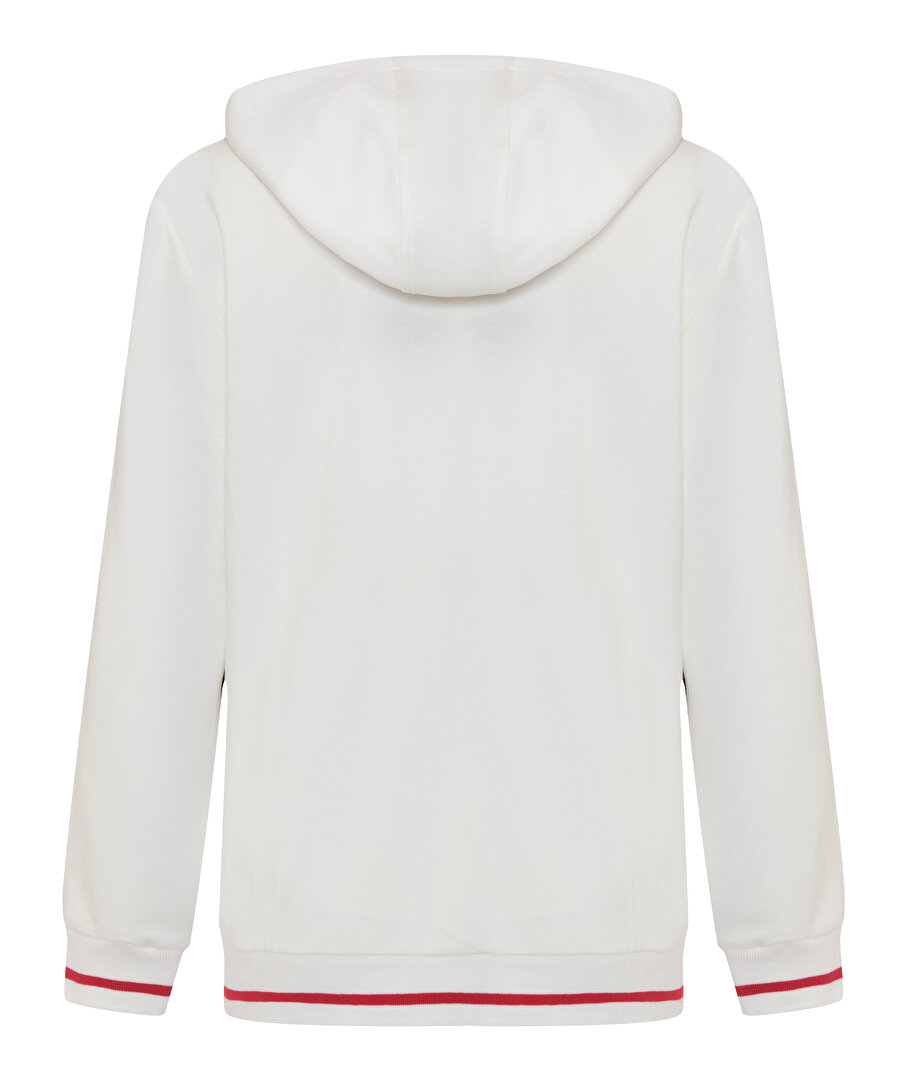 BEŞİKTAŞ KADIN KAPÜŞONLU FERMUARLI SWEATSHİRT 8626203